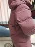 鸭鸭（YAYA）中长款羽绒服女2026新款冬季连帽保暖简约百搭休闲时尚加厚外套女 实拍图