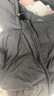鸭鸭【高充绒203g】羽绒服男短款加厚冬季新款极寒保暖面包服撞色外套 黑色 XL (180) 实拍图