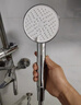 九牧（JOMOO）花洒喷头浴室增压出水手持花洒头 【三功能】S260033-2B01-1 实拍图