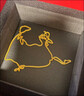 老庙黄金项链足金肖邦链素链女款锁骨链送女友老婆妈妈节日礼物 约5.2g 实拍图