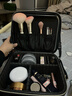 韵宝莱带镜子化妆包女2026新款便携式高级感情人节带灯美妆化妆品包包 奢华黑__标准号10寸【菱格二代】 实拍图