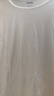 宜而爽【3件装】女士100%全棉背心女罗纹打底衫紧身无袖T恤短袖上衣 实拍图