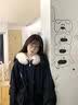 羽绒棉服女2026新款冬季衣服少女学生高中初中女生外套棉衣棉袄女 藏青色 均码 (可留言备注码数) 实拍图