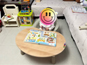 曼龙实木花生桌儿童学习桌椅宝宝游戏玩具桌可升降调节写字桌  榉木款 实拍图
