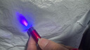 【三合一】逗猫神器猫玩具激光笔+验钞笔+手电筒照明 钥匙链紫外线灯LED小手电红外线教鞭检测笔 三合一激光+验钞+手电筒）-红色 实拍图