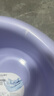 茶花（CHAHUA）塑料盆洗脸盆加厚加深家用加深学生宿舍洗衣服盆子洗脚盆塑料盆 1个装【36cm紫色】 加厚加深 实拍图