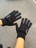 卡尔美（KELME）骑行手套男毛线手套冬季保暖手套防寒触屏手套跑步运动训练 黑色  实拍图