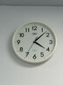 康巴丝（Compas）挂钟客厅 静音钟表客厅石英钟表挂墙时钟 C2866 白色 30.5cm直径 实拍图