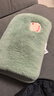 彩虹暖手宝热水袋 电热暖手宝暖肚子暖水袋暖脚暖身暖手宝宝充电 绿色 实拍图