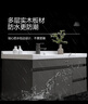 恋派浴室柜 陶瓷一体盆卫生间洗脸盆柜组合悬挂式洗漱台智能洗手盆柜 智能镜柜】珠光灰【促销中】80cm 实拍图