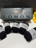 罗蒙（ROMON）袜子男士【100%纯棉10A抗菌】防臭袜秋冬季中筒商务黑色5双男袜 实拍图