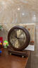 汉时（Hense）桌面台钟客厅座钟复古时钟坐钟摆件创意家用摆放台式钟表HD275 金属盘+石英机芯 实拍图