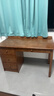 美怡轩实木书桌书柜一体学生电脑桌简约家用办公桌卧室写字桌儿童学习桌 胡桃色#单书桌【进口橡胶木·无贴皮】 120cm*60cm*75cm 实拍图