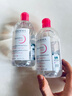 贝德玛（BIODERMA）粉水舒妍洁肤液卸妆水敏感肌可用温和无需水洗500ml*2 实拍图
