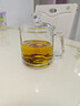 带盖泡茶杯加厚耐高温大容量玻璃把杯待客家用喝茶水杯 加厚玻璃泡茶杯350ml 实拍图