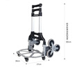 新越昌晖铝合金拉杆车爬楼车行李车便携手拉车拖车搬运拉货折叠购物小推车 实拍图