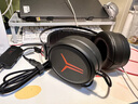 联想（Lenovo）拯救者StarY360 USB7.1声道游戏耳机头戴式有线电脑电竞耳机耳麦 带线控 黑色 三角洲FPS吃鸡专用 实拍图