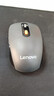 联想（Lenovo） 无线蓝牙双模充电鼠标 蓝牙5.0/3.0 便携办公鼠标人体工学设计 Howard风暴灰充电版 实拍图