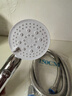 Rosecret【德国】增压淋浴花洒喷头全套强劲家用多功能洗澡手持莲蓬喷头 【星光银】单喷头+1.5米防爆软管丨浴室浴霸带软管 硅胶出水孔密集大出水量畅享淋浴 实拍图