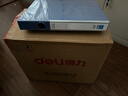 得力(deli)10只35mmA4加厚PP粘扣文件盒/档案盒 试卷收纳 财会用品  27035蓝色得力办公好物 实拍图
