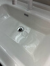 浪鲸浴室柜洗手盆柜组合陶瓷一体盆奶油风卫生间洗脸盆柜组合洗漱台 珍珠白|储物镜柜90cm 实拍图