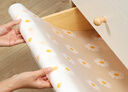 菲翔抽屉垫纸无胶衣柜内部防尘垫子加厚厨房柜子橱柜防水防油防潮垫纸 白色雏菊(无胶平铺不翘边) 45cm宽X2m长(每卷) 实拍图