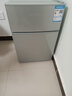 新飞冰箱小型租房用 一级能效冷 藏冷冻两用1-2人家用小冰箱 出租房双门电冰箱办公室两门 25年升级款 38A108 一级能效【经典款】银色 实拍图