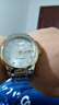 冠琴（GUANQIN）瑞士认证手表男士机械表防水夜光全自动名表多功能双日历商务男表 间金白面-机械机芯-礼盒包装 实拍图