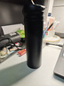 富光保温杯大容量轻量水杯男女学生316不锈钢车载弹盖杯年货礼品定制 绅士黑【316不锈钢+滤网】500ml 实拍图