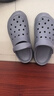 京东京造【抗菌洞洞鞋】凉鞋情侣旅行沙滩两穿eva凉拖鞋男士水泥灰40-41 实拍图