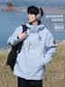 骆驼（CAMEL）【王俊凯同款】凯甲ICON冲锋衣女三合一羽绒服登山服 【迪丽热巴同款】轻霜白，女，A25CAFO289 抓绒内胆 M 实拍图