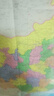 高清政区地图套装共2张 中国地图+世界地图（尺寸约1.1*0.8米 防水覆膜 学生地理学习 专用版）办公室、家庭、客厅挂图 大尺寸墙贴挂画墙面装饰画 美丽中国 多彩世界 实拍图