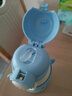 COOKSS儿童保温杯男女学生大肚杯316不锈钢上学专用便携随行双饮水壶蓝 实拍图