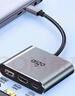 爱国者（aigo）Type-c扩展坞USB分线器HDMI转接头PD100W转接器笔记本转换器USB扩展器手机平板投影拓展坞KC03金属 实拍图