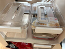 登比加厚透明收纳箱家用手提衣服玩具零食书本大容量整理盒塑料储物筐 实拍图