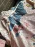 莫代尔金丝绒睡衣女秋冬季长袖长裤花卉印花感可外穿家居服套装 牡丹花开【长袖+长裤】 L 【100-120斤】 实拍图