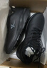 特步运动鞋男鞋跑鞋冬季皮面防水轻便减震健身休闲慢跑步鞋子男黑色 实拍图
