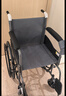 鱼跃(yuwell)轮椅车H051折叠老人轻便旅行手推车钢管免充气胎代步车 实拍图