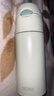 膳魔师（THERMOS）保温杯400ml男女士不锈钢保冷杯水杯子吸管杯TCMI-400S GR 实拍图