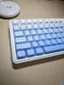 阿斯盾（AUSDOM）H75客制化机械键盘gasket结构 三模2.4G/有线/蓝牙全键热插拔电竞游戏办公家用无线键盘-渐变蓝 实拍图