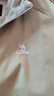 骆驼（CAMEL）薄绒风衣女户外防泼水修身梭织外套 J23CAYL6066 青果绿 XXL 实拍图