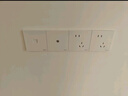 公牛（BULL）开关插座 G57蝶翼超薄 10A四孔插座86型面板 G57Z222 暮雪白 实拍图