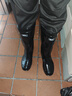 回力高筒雨鞋雨靴水鞋塑胶套鞋胶鞋防水户外防滑男女雨鞋升级反光贴*1双升级款8127黑色高筒43码 实拍图