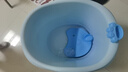 世纪宝贝（babyhood）Baby熊浴桶 儿童泡澡桶 婴儿游泳桶 加大加厚宝宝浴盆 310蓝 实拍图