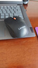 联想（Lenovo）无线蓝牙双模充电鼠标 蓝牙5.0/3.0 便携办公鼠标人体工学设计 Howard理性黑充电版 实拍图
