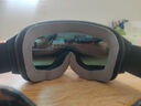 南恩NANDN滑雪镜护目镜女雪地滑雪眼镜透气高清防雾翻盖男滑雪镜NG17 暗黑赤焰红 实拍图