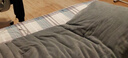 洁丽雅（Grace） A类防水床笠 学生宿舍床笠 单人床罩床套 120*200cm 绅士灰 实拍图