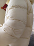 森马（Semir）羽绒服女冬90绒子短款三防花苞帽25高蓬防风连帽外套109725113028 实拍图