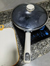 小熊（Bear）陶瓷精铁炒锅无化学涂层炒菜锅 30cm家用平底锅电磁炉燃气灶通用 实拍图