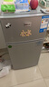 志高（CHIGO）小冰箱迷你小型家用冷藏冷冻两用宿舍出租房用双门办公室电冰箱节能省电 【一级能效】76L银色【三天约一度电】 实拍图